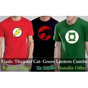Flash- Thunder Cat- Green Lantern Combo Bundle Offer price in Pakistan